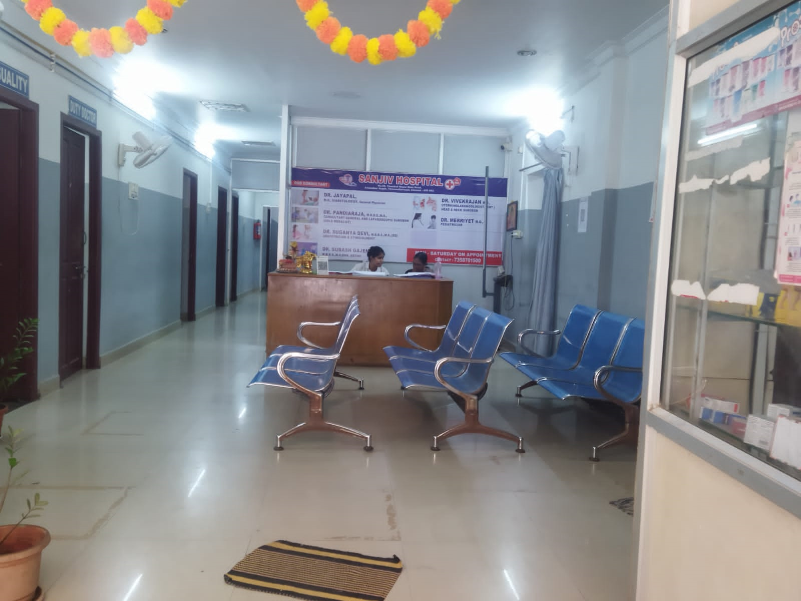 Sanjiv Hospital (24 Hours) is a Hospital in Thirumullaivoyal, Chennai.